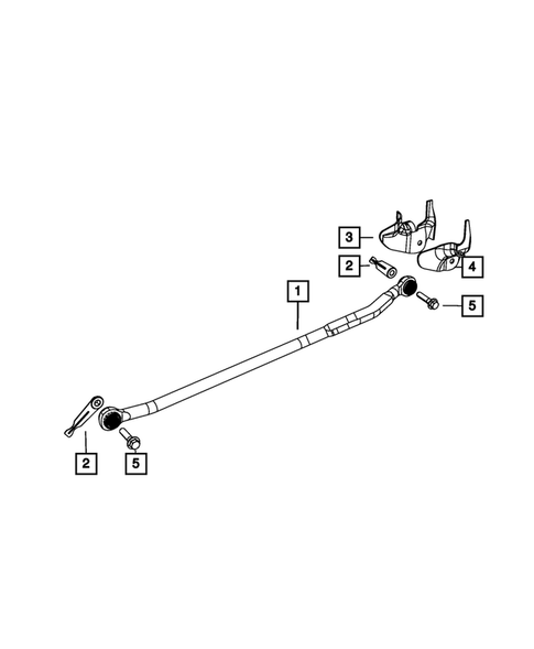 Front Stabilizer Bar for 2009 Dodge Ram 3500 #4