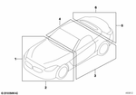 71228836619 - Equipment Parts: Label "Exhaust Emission" for BMW Image