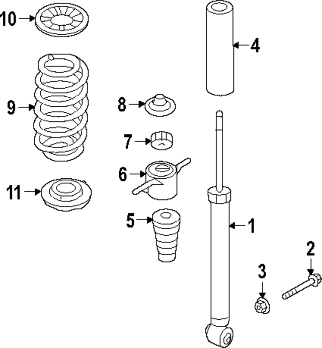 55307GIAB0 - : Suspension Shock Absorber for Hyundai Image