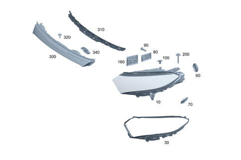 Front Illumination for 2025 Mercedes-Benz Maybach EQS 680 SUV #0