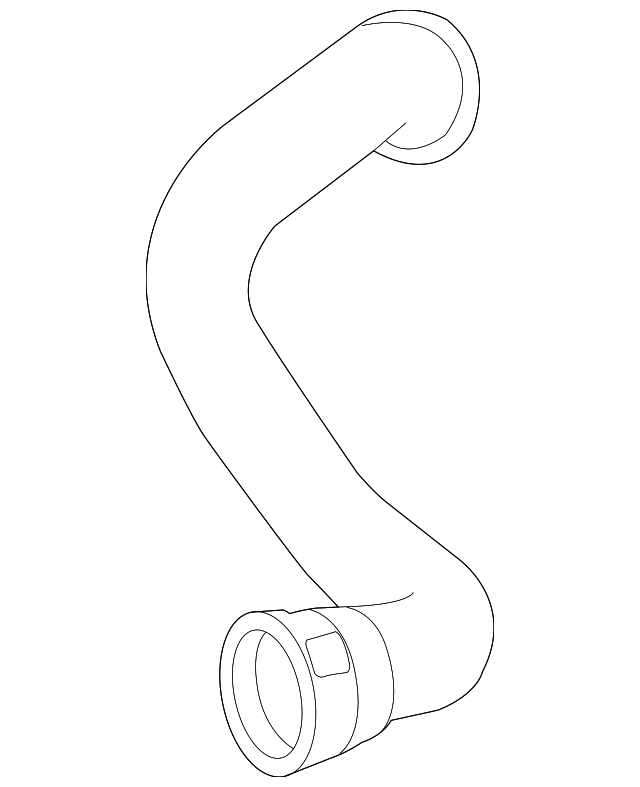 Genuine OEM Radiator Coolant Hose | 166-500-00-75 | Fits Select 2012 ...