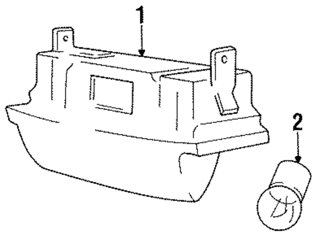 3518672 - : License Lamp for Volvo Image