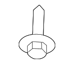 6506927AA - Body: Rail Extension Bolt for Chrysler: 300, Pacifica, Town &amp; Country | Dodge: Grand Caravan, Magnum | Ram: C/V Image