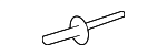 11561257 - Body: Fuel Door Rivet for GM Image
