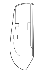 971880441A - Electrical: Rear Seat Air Bag for Porsche: Panamera Image