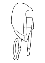 17297009503D94 - Body: Headrest for Mercedes-Benz Image