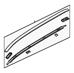 31301109 - : 2010-2017 Volvo XC60 - Side Rail for Volvo: XC60 Image