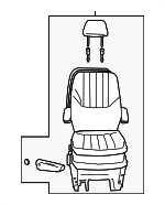 YN421D5AI - Body: Seat Assembly for Chrysler: Town &amp; Country | Dodge: Caravan, Grand Caravan Image