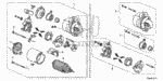 63125A2505RM - Engine: STARTER, CORE ID (SM-74010) (RMD) (MITSUBA) for Honda Image