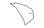 51649CA0609P - Body: Apron Rear Panel for Subaru Image