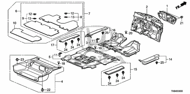 Floor Mat for 2012 Honda Odyssey #0