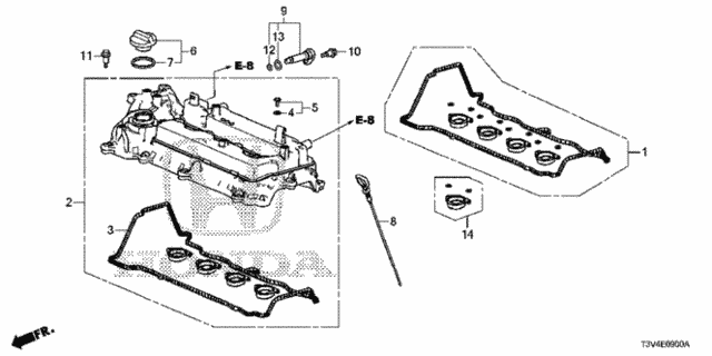 Cylinder Head Cover for 2014 Honda Accord #0
