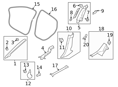 Frame for 2023 Subaru Crosstrek #0