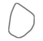 63572FL100 - Body: Body Weather-strip for Subaru: Crosstrek Image