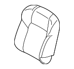 87620W022P - : Seat Back Cover for Mitsubishi: Outlander, Outlander PHEV Image