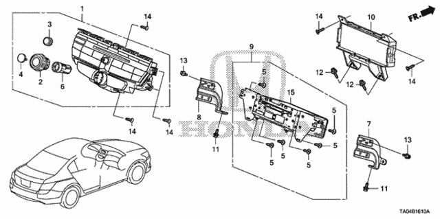 Audio Unit (1CD) for 2011 Honda Accord #0