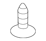 9046708186B4 - Body: Trunk Lid Trim Clip for Scion: xD | Toyota: Yaris Image