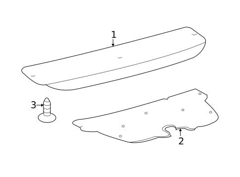 Interior Trim - Trunk for 2010 Toyota Yaris #0