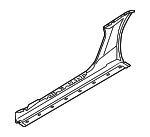 98150466109 - Body: Rocker Molding for Porsche: Boxster, Cayman Image