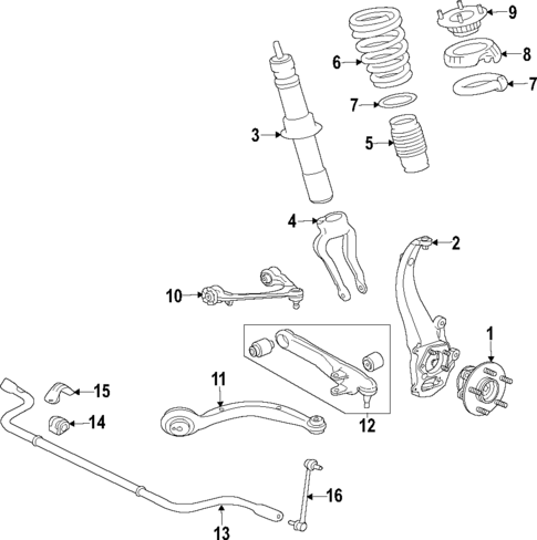 Suspension Components for 2020 Jaguar XE #1