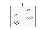 G91303TAMA - Body: Rear Body Panel Bracket for Nissan Image