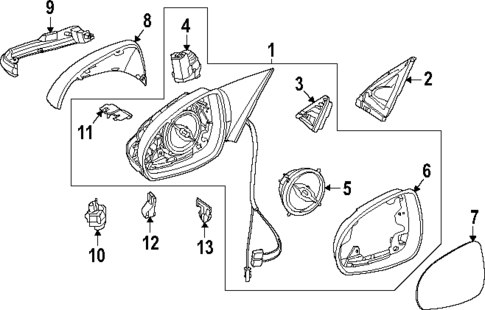Mirrors for 2024 Mercedes-Benz E450 #0