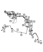 4683665 - Brakes: Brake Tube Clip for Mopar Image image