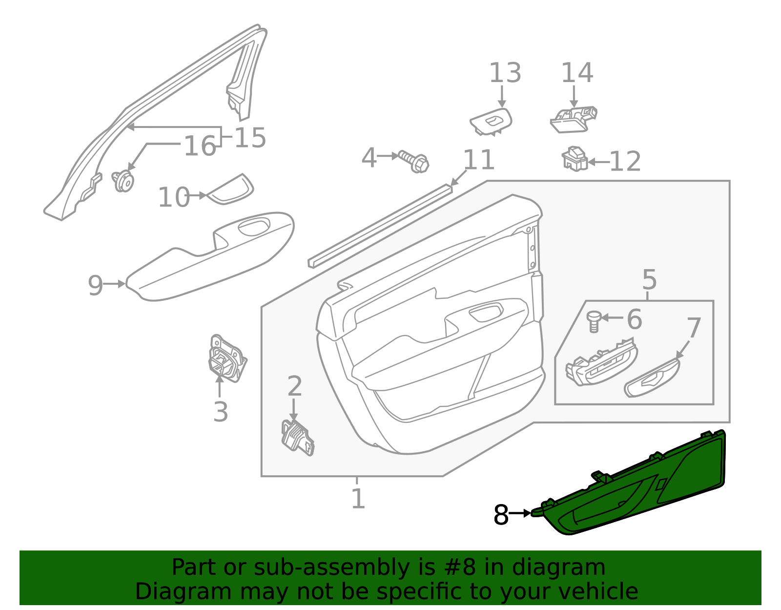 2019-2025 Volvo Trim Molding 31490188 | TascaParts.com
