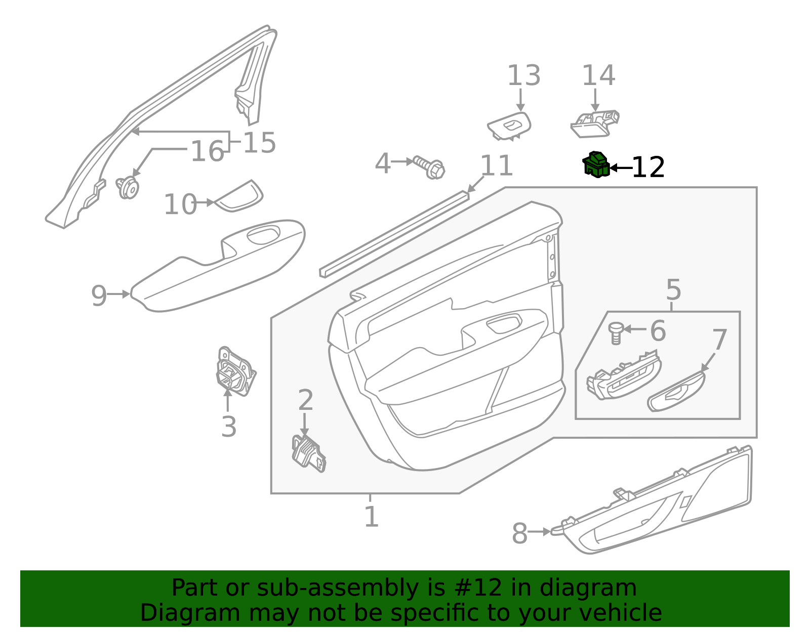 Genuine Window Switch for 2016-2025 Volvo | Part# 31433408 | Over 30% ...