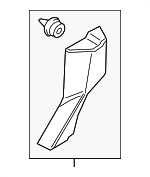 DT1Z6131013AA - Body: Front Trim for Ford: Transit Connect Image