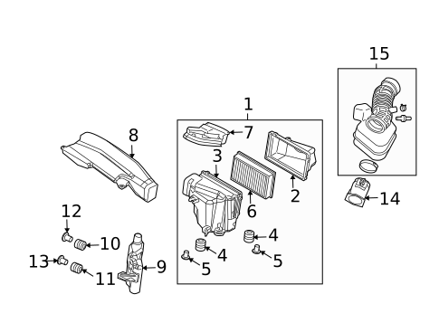 Air Intake for 2008 INFINITI FX45 #0