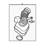 16576CL70B - : Duct Assembly for INFINITI: FX45 Image