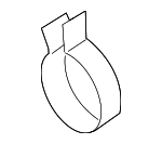 992862800P - Emission System: Control Valve Clamp for Mazda: RX-8 Image