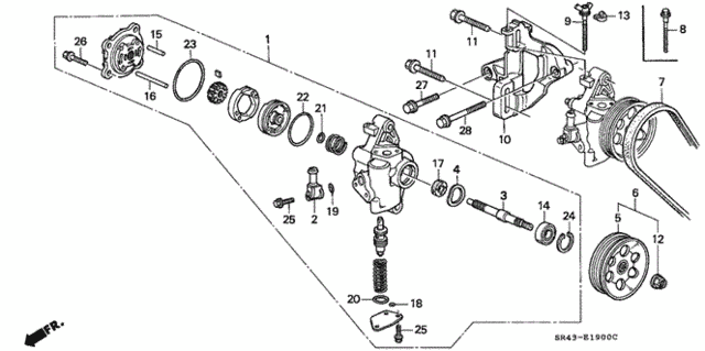 P.S. Pump for 1992 Honda Civic #0