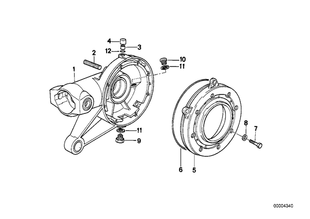 33758544490 - Rear Axle, Rear-Wheel Drive, Suspension: Sleeve -  for BMW-Motorrad Image