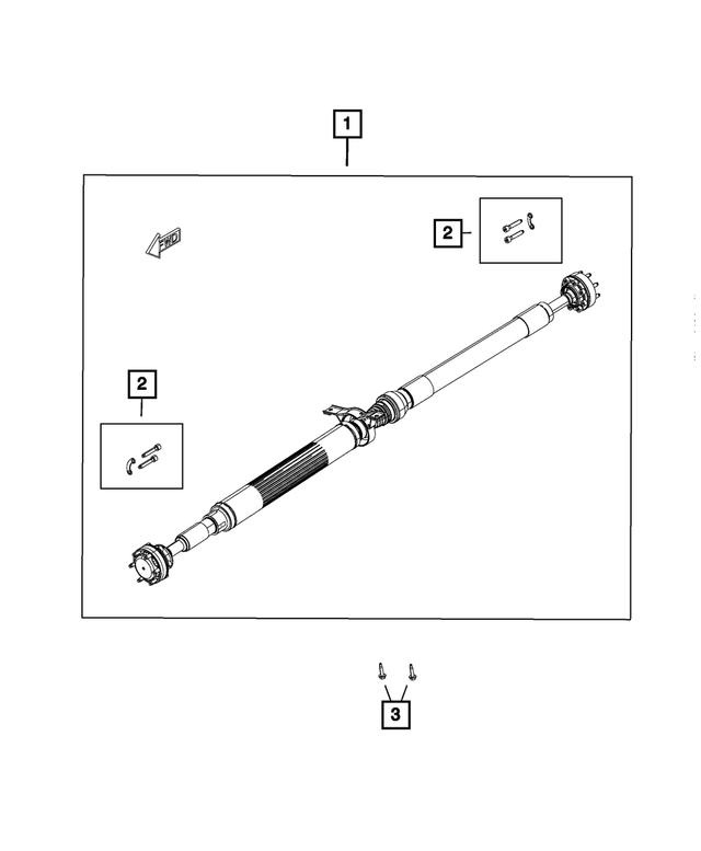 68272626AD - : Drive Shaft for Mopar Image