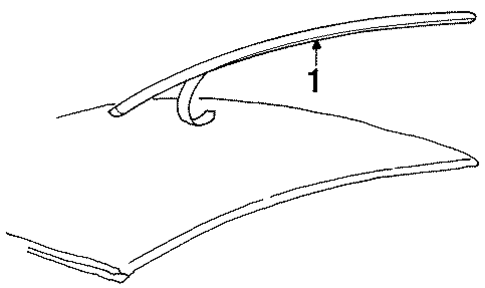 Exterior Trim - Roof for 1996 Ford Taurus #0