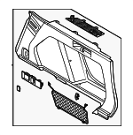 Interior Quarter Panel Trim Panel