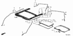 70057SNAA00 - Interior/Bumper: CLIP, SUNROOF DRAIN TUBE for Honda Image