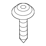 7147195762 - Body: Rear Trim Screw for BMW: 328i GT xDrive, 330i GT xDrive, 335i GT xDrive, 340i GT xDrive, 428i Gran Coupe, 428i xDrive Gran Coupe, 430i Gran Coupe, 430i xDrive Gran Coupe, 435i Gran Coupe, 435i xDrive Gran Coupe, 440i Gran Coupe, 440i xDrive Gran Coupe, 525i, 525xi, 528i, 528i xDrive, 528xi, 530i, 530xi, 535i, 535i xDrive, 535xi, 545i, 550i, 645Ci, 650i, M5, M6, X2, X3 Image