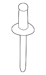 7147265827 - Body: Front Trim Rivet for BMW: 228i, 228i xDrive, 230i, 230i xDrive, 320i, 320i xDrive, 328d, 328d xDrive, 328i, 328i xDrive, 330e, 330e xDrive, 330i, 330i xDrive, 335i, 335i xDrive, 340i, 340i xDrive, 428i, 428i Gran Coupe, 428i xDrive, 428i xDrive Gran Coupe, 430i, 430i Gran Coupe, 430i xDrive, 430i xDrive Gran Coupe, 435i, 435i Gran Coupe, 435i xDrive, 435i xDrive Gran Coupe, 440i, 440i Gran Coupe, 440i xDrive, 440i xDrive Gran Coupe, ActiveHybrid 3, i3, i3s, i4, M2, M235i, M235i xDrive, M240i, M240i xDrive, M3, M340i, M340i xDrive, M4, M440i Gran Coupe, M440i xDrive Gran Coupe, X3, X4, X5, X6 Image