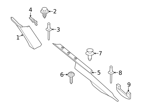 Interior Trim - Quarter Panels for 2016 BMW 428i xDrive Gran Coupe #0