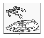 8330A108 - : Combo Lamp Assembly for Mitsubishi: Lancer Image