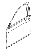 41515A6C473 - Body: Door Shell for BMW: 740i, 750e xDrive, 760i xDrive, i7 Image