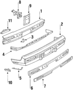 1638101 - Body: Impact Bar for Oldsmobile: Toronado Image