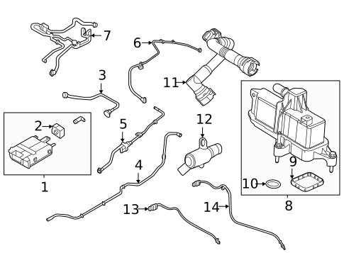 Evaporative System for 2025 Ford Bronco Sport #0