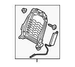 88310AA600 - Body: Seat Back Frame for Hyundai Image