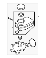 26449FN04A - : Master Cylinder for Subaru: Crosstrek Image