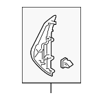 77211SZNA01ZA - : End Cap for Acura Image