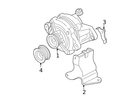 Alternator for 2004 Subaru Impreza #1